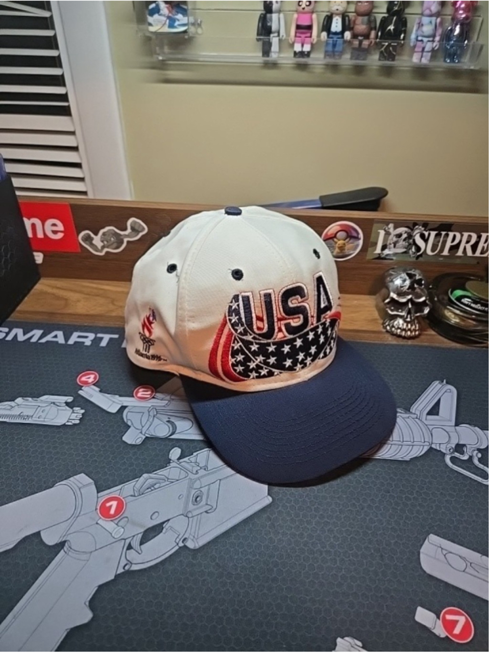 Vintage 1996 OLYMPIC GAMES ATLANTA STARS-LOGO SNAPBACK HAT Olympics (B-H)